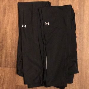 2 Pair Under Armour Compression Heat Gear Leggings